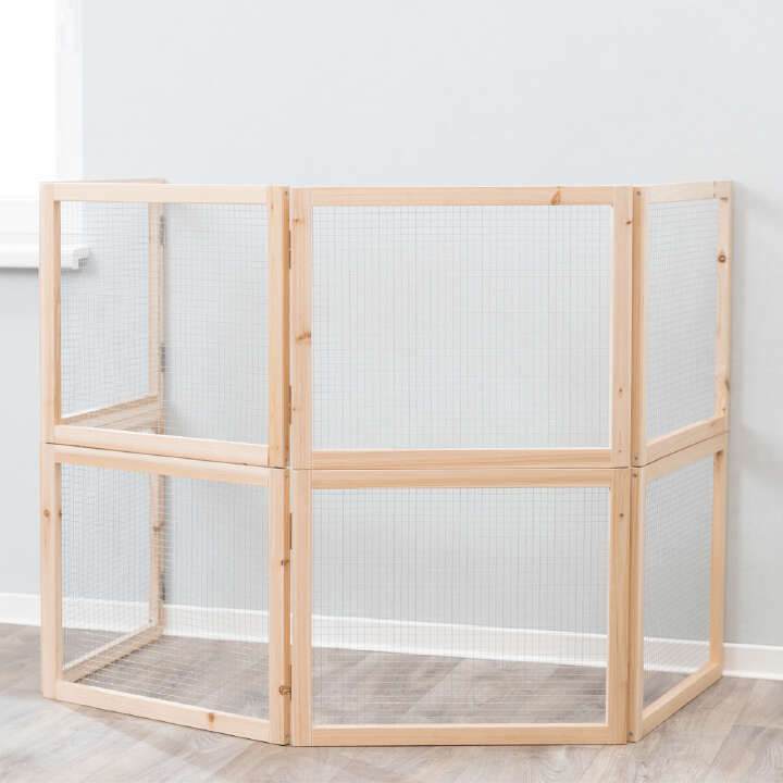 TRIXIE Freilaufgehege für Innen, Zwergkaninchen